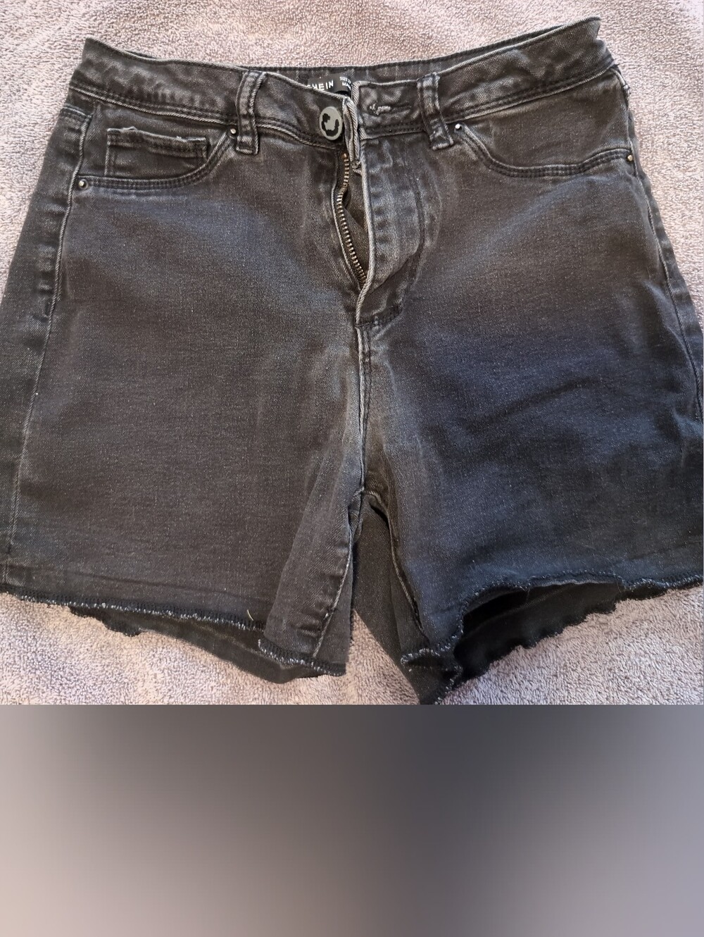 SHEIN Black Women's Denim Shorts